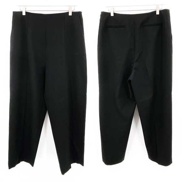 St. John Pants - St John Grain De Poudre Stretch Wool Ankle Pants